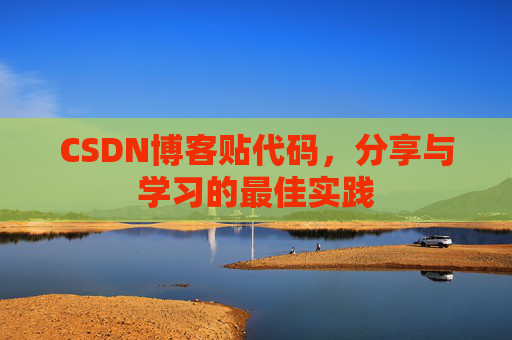 CSDN博客贴代码，分享与学习的最佳实践