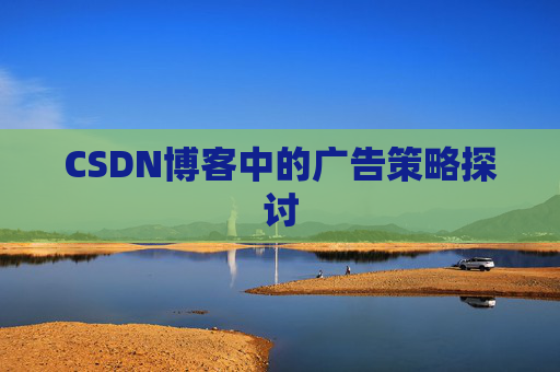 CSDN博客中的广告策略探讨
